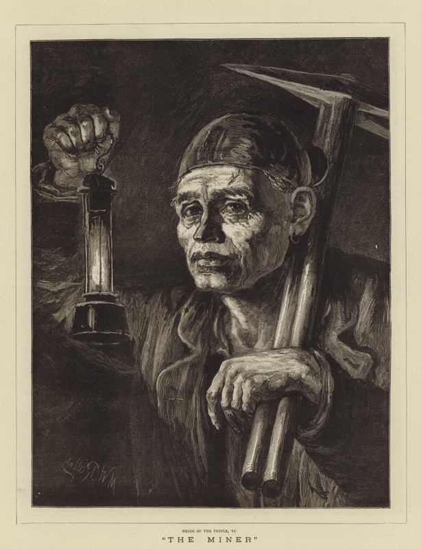 Górnik autorstwa Matthew White Ridley