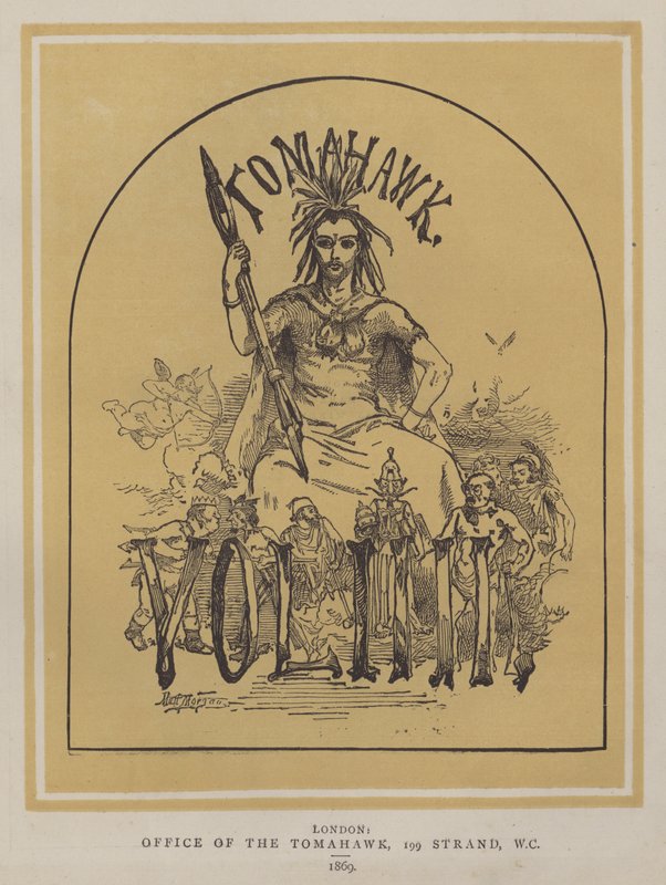 Ilustracja do magazynu The Tomahawk autorstwa Matthew