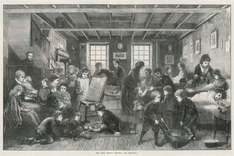 Szpital dla dzieci we wschodnim Londynie autorstwa Matthew White Ridley