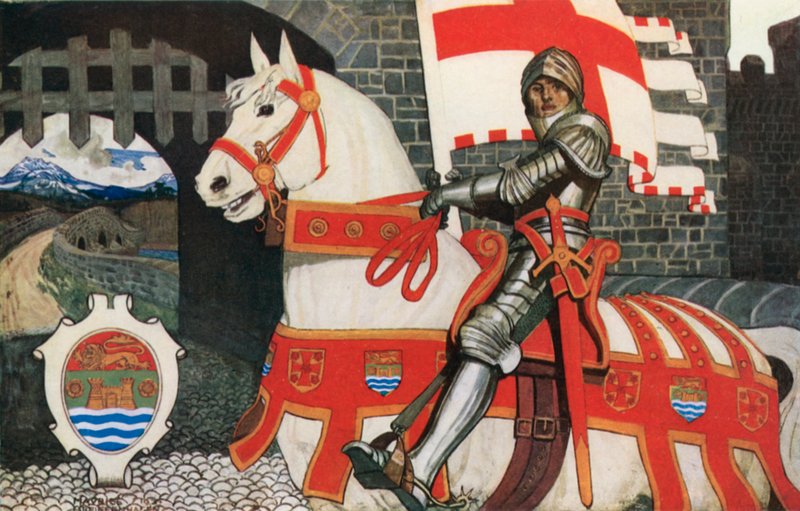 Carlisle, „Brama do Szkocji” autorstwa Maurice Greiffenhagen