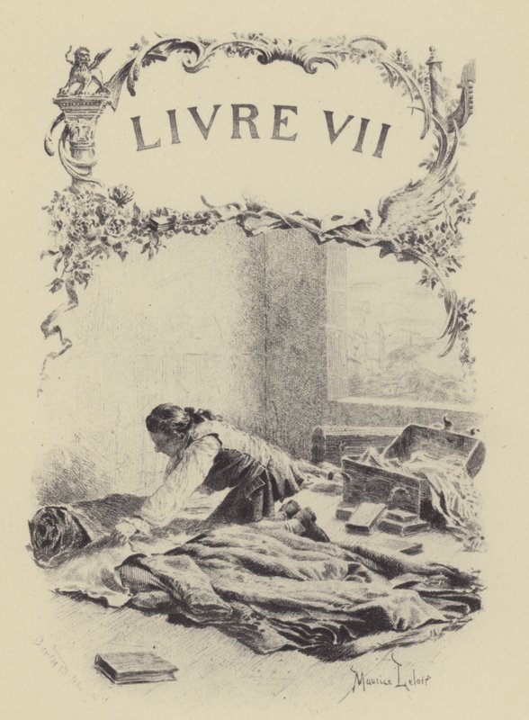 Ilustracja do księgi VII Wyznań Jeana-Jacquesa Rousseau autorstwa Maurice Leloir