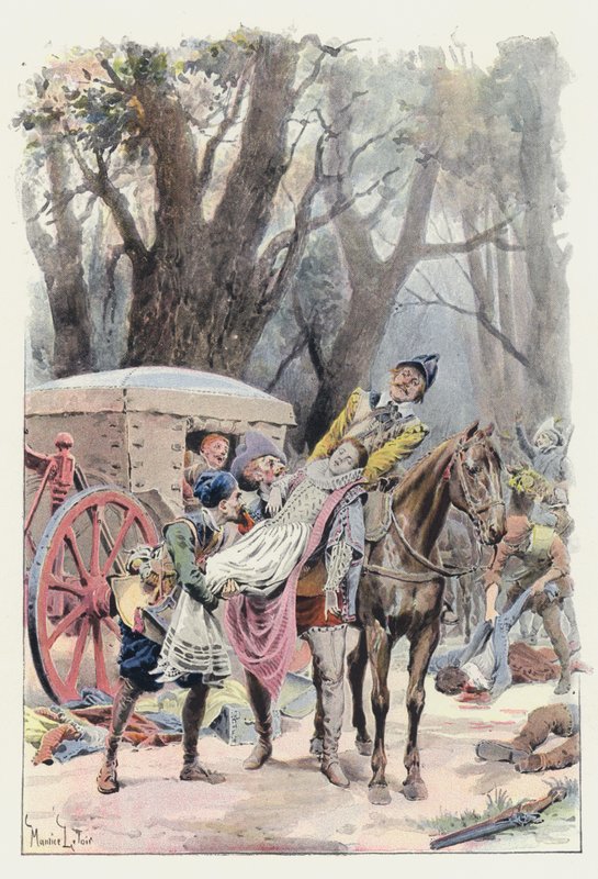 Ilustracja do Gila Blas autorstwa Maurice Leloir