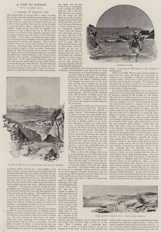 Wizyta w Tafilet, Tanger do Maroka autorstwa Maurice Romberg