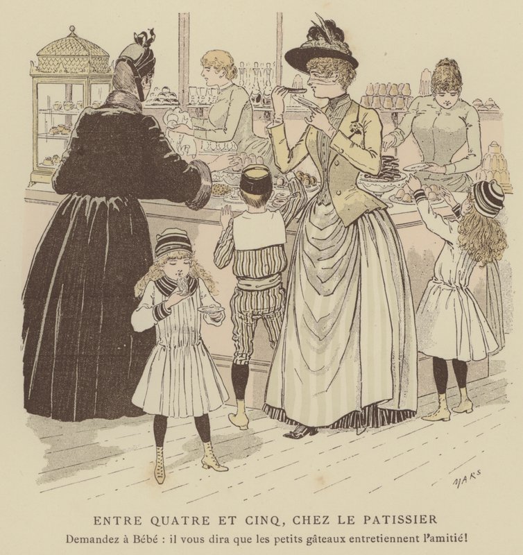 Ilustracja do Paris Brilliant (kolor lito) autorstwa Maurice Charles Mathieu Bonvoisin