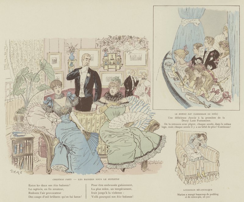 Ilustracja do La Vie De Londres autorstwa Mars autorstwa Maurice Charles Mathieu Bonvoisin