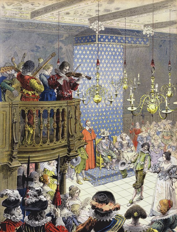 Bal na Dworze autorstwa Maurice Leloir