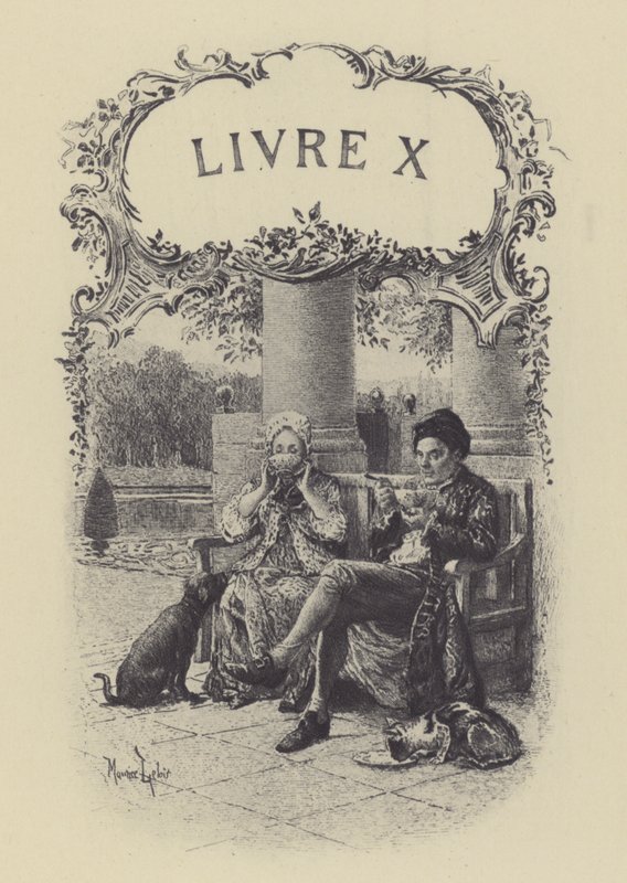 Ilustracja do księgi X Wyznań Jean-Jacques Rousseau (rycina) autorstwa Maurice Leloir