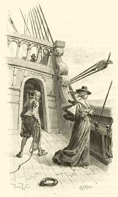 Ilustracja do Trzech Muszkieterów (rycina) autorstwa Maurice Leloir