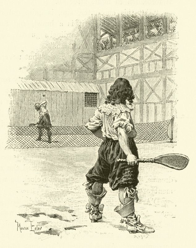 Ilustracja do Trzech Muszkieterów (rycina) autorstwa Maurice Leloir