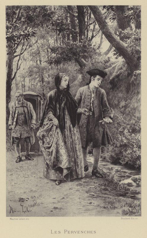 Barwinki (wklęsłodruk) autorstwa Maurice Leloir