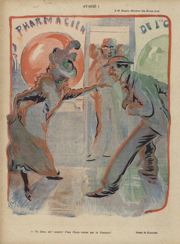Ilustracja do Le Rire autorstwa Maurice Radiguet