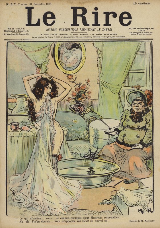 Ilustracja do Le Rire autorstwa Maurice Radiguet