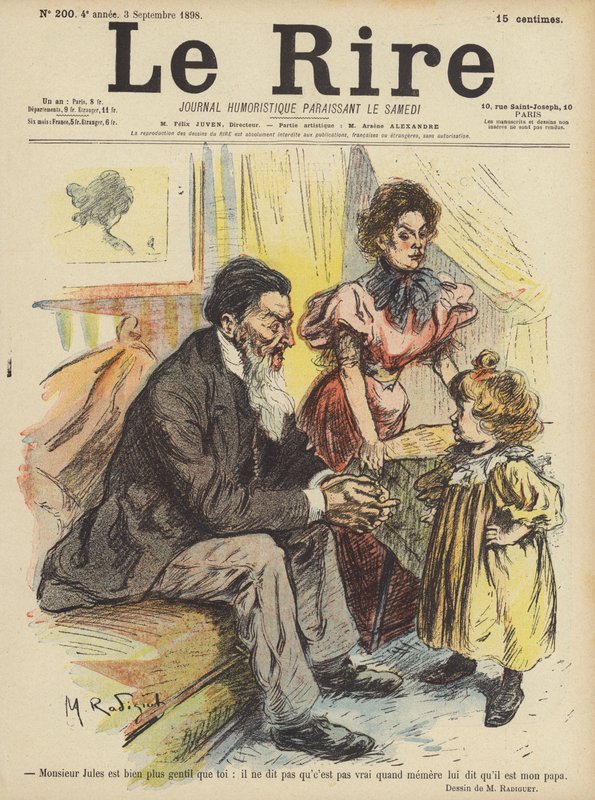 Ilustracja do Le Rire autorstwa Maurice Radiguet