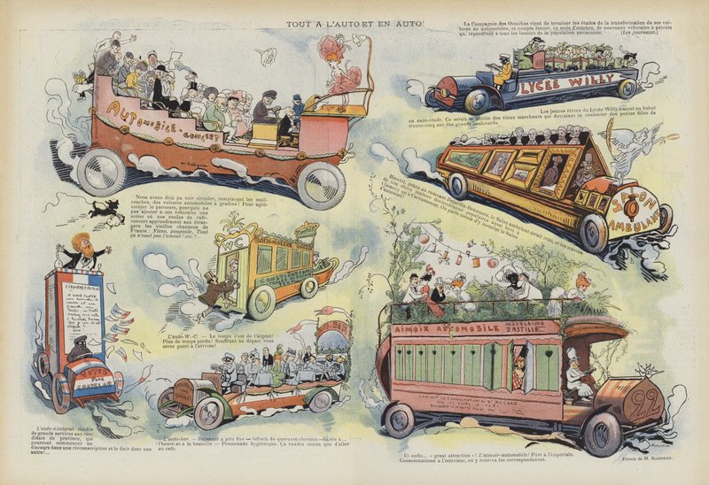 Ilustracja do Le Rire autorstwa Maurice Radiguet