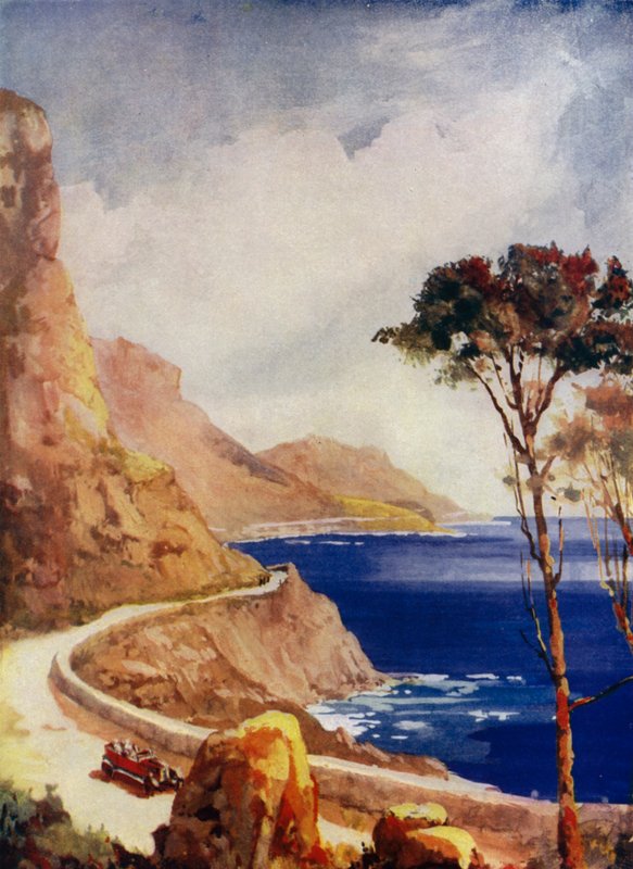 Victoria Drive, Cape Town, Republika Południowej Afryki (kolor lito) autorstwa Maurice Randall