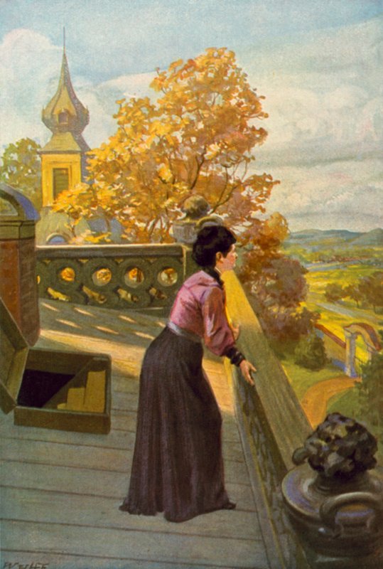 Ilustracja do Jane Eyre autorstwa Charlotte Bronte (kolor lito) autorstwa Max Wulff