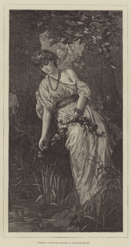 Ofelia autorstwa Maynard Brown