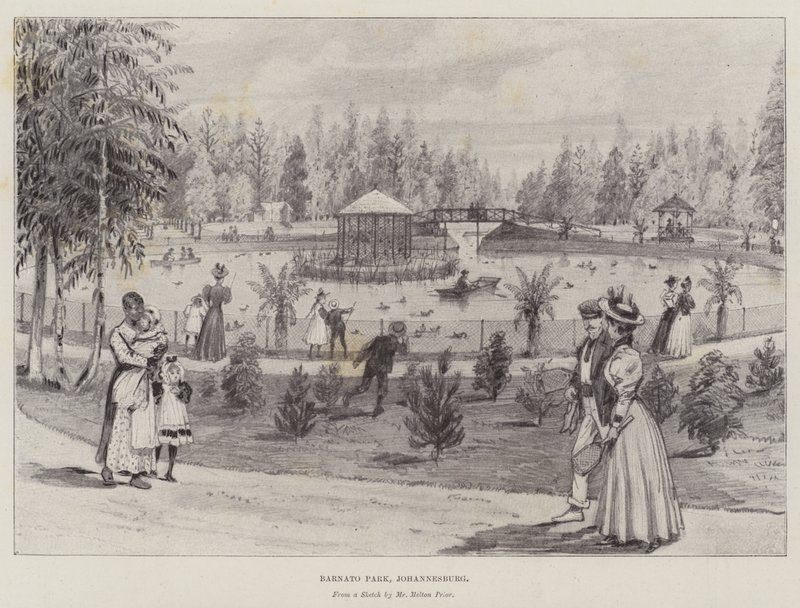 Park Barnato, Johannesburg autorstwa Melton Prior