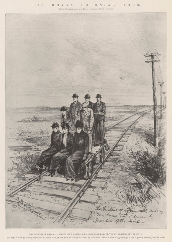 Królewska wycieczka kolonialna autorstwa Melton Prior