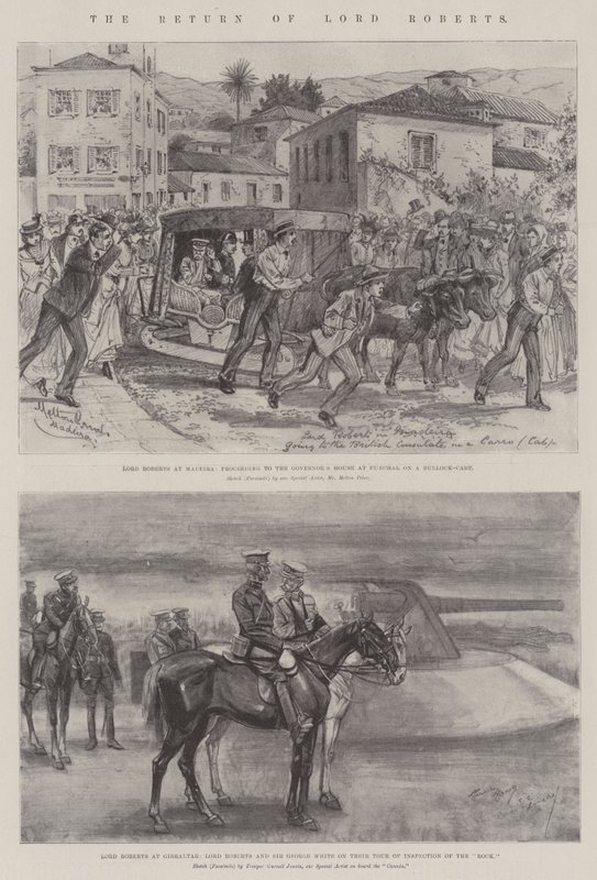 Powrót Lorda Robertsa autorstwa Melton Prior