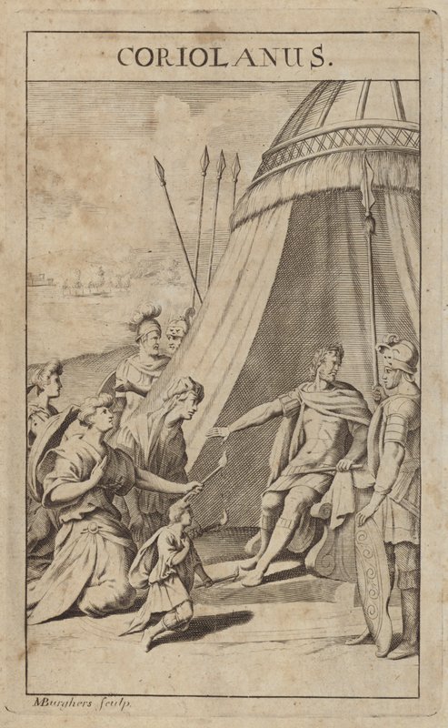 Gaius Marcius Coriolanus, rzymski generał autorstwa Michael Burghers