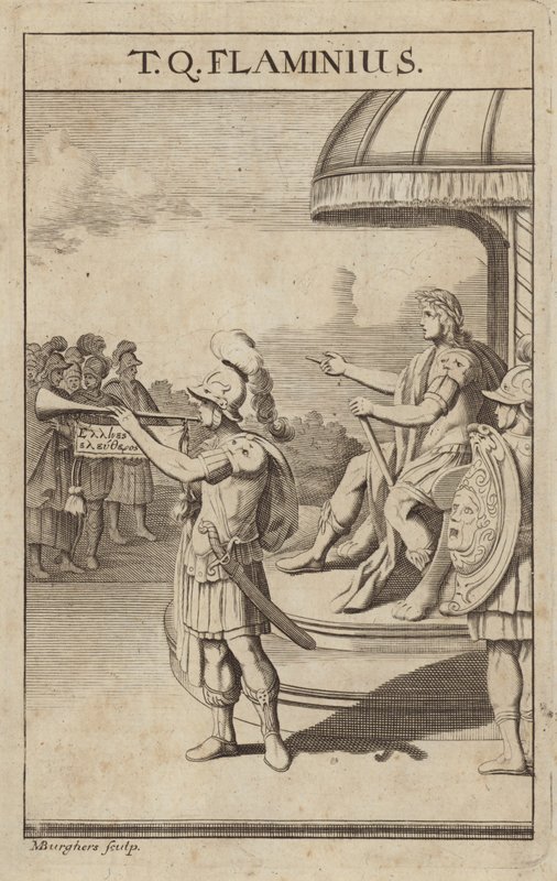 Tytus Quinctius Flaminimus, rzymski generał autorstwa Michael Burghers