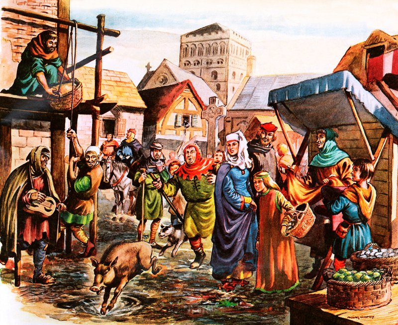 Miasto w średniowieczu autorstwa Michael Godfrey