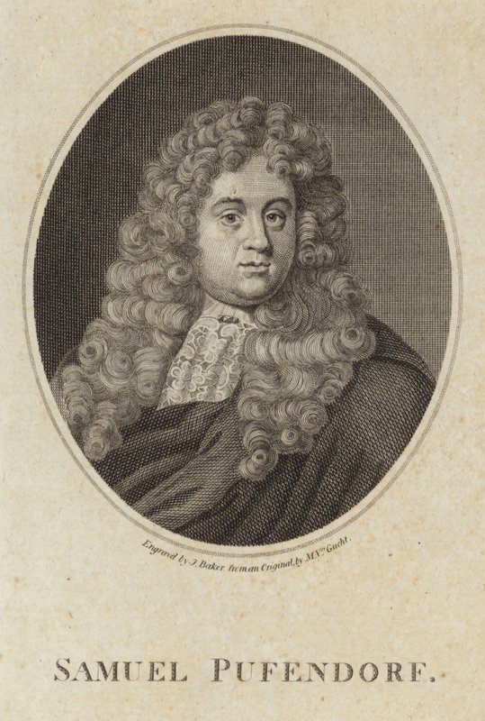Baron Samuel von Pufendorf autorstwa Michael van der Gucht