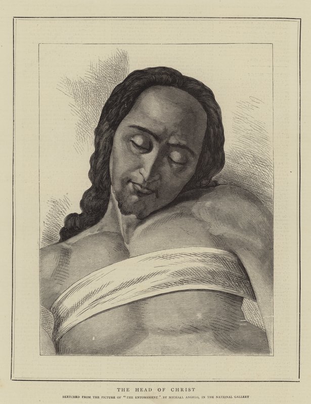 Głowa Chrystusa autorstwa Michelangelo Buonarroti