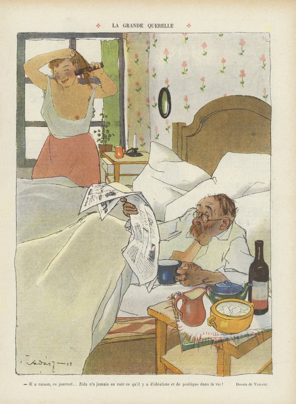 Ilustracja do Le Rire autorstwa Miklós Vadász