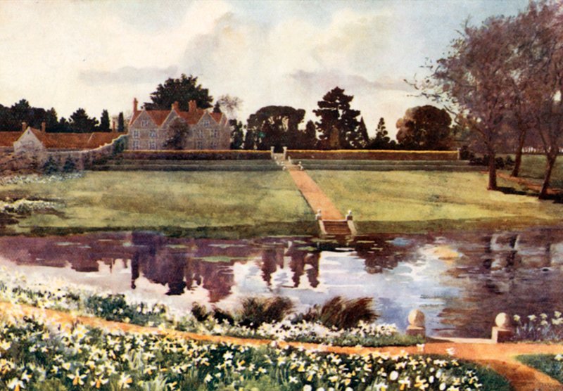 Barton Manor, Wyspa Wight autorstwa Mima Nixon