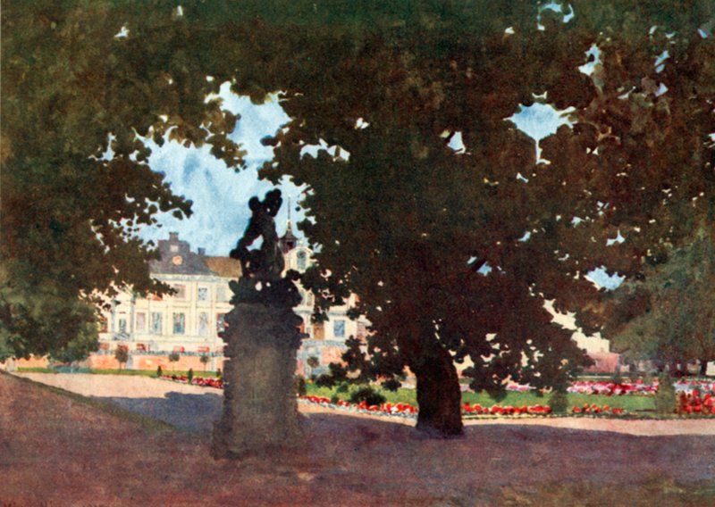 Zamek Drottningholm autorstwa Mima Nixon
