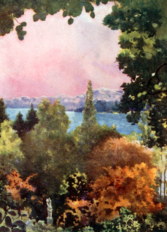 Jezioro Bodeńskie od Schloss Mainau autorstwa Mima Nixon