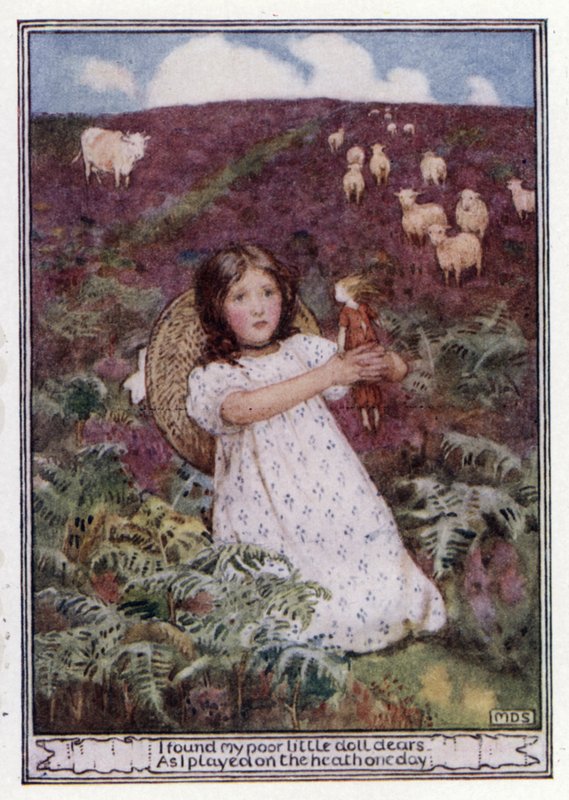 Zagubiona lalka. Charles Kingsley (kolor lito) autorstwa Minnie Didbin Spooner
