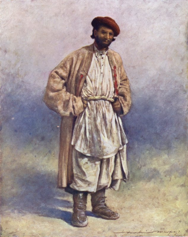 Hinduski pasterz z Kaszmiru autorstwa Mortimer Ludington Menpes