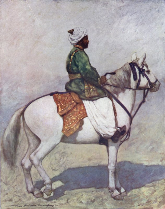 Jeździec Pathan autorstwa Mortimer Ludington Menpes