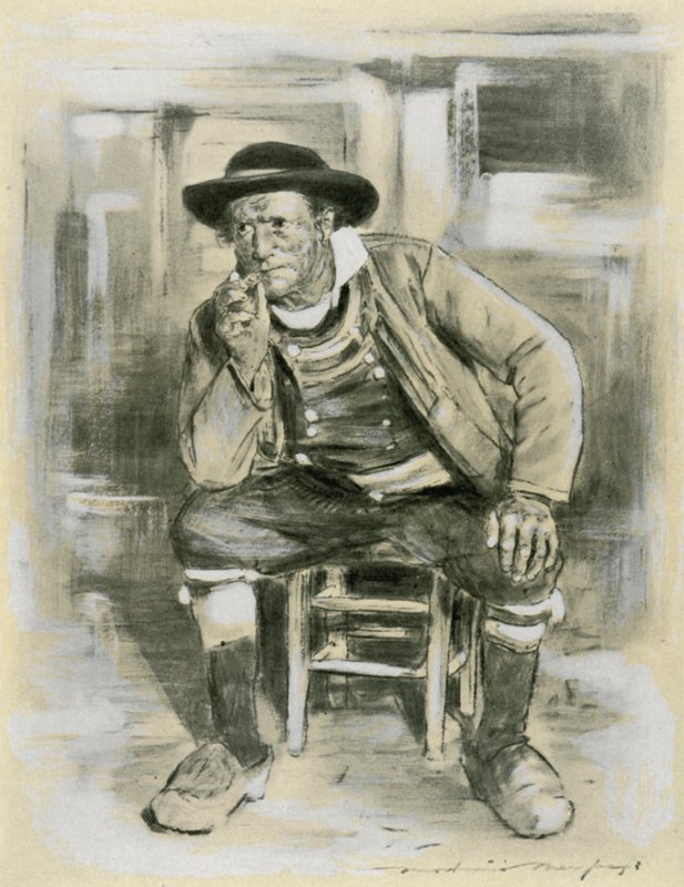 Chłop bretoński autorstwa Mortimer Ludington Menpes