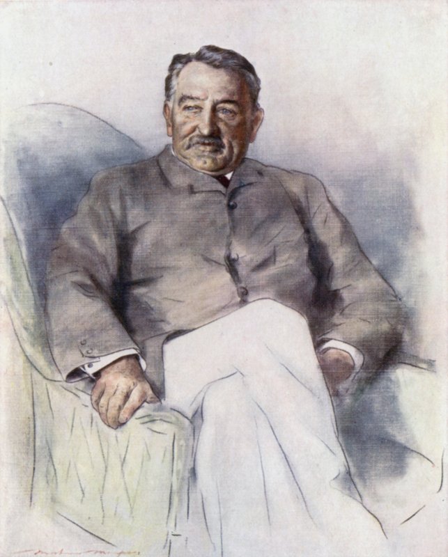 Cecil J. Rodos autorstwa Mortimer Ludington Menpes