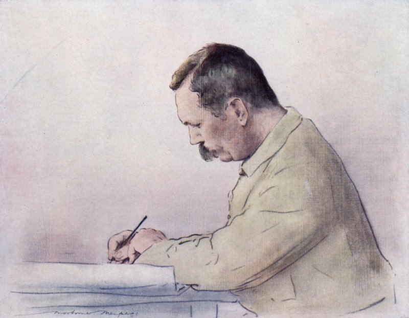 Dr Conan Doyle autorstwa Mortimer Ludington Menpes