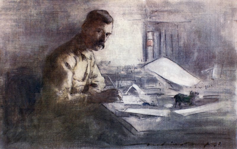 Major OMeara autorstwa Mortimer Ludington Menpes