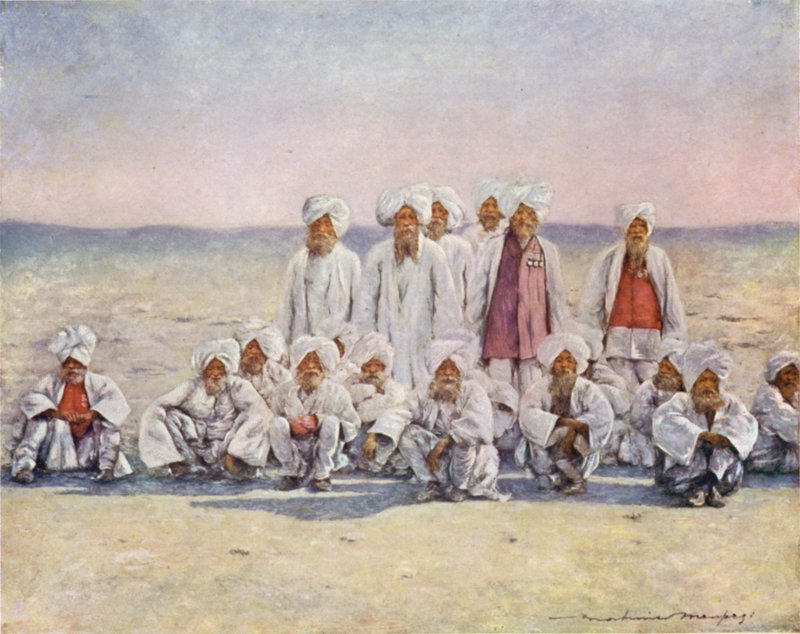 W Durbar Day autorstwa Mortimer Ludington Menpes