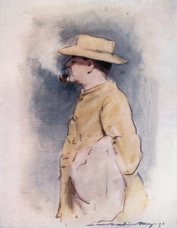 Rudyard Kipling autorstwa Mortimer Ludington Menpes