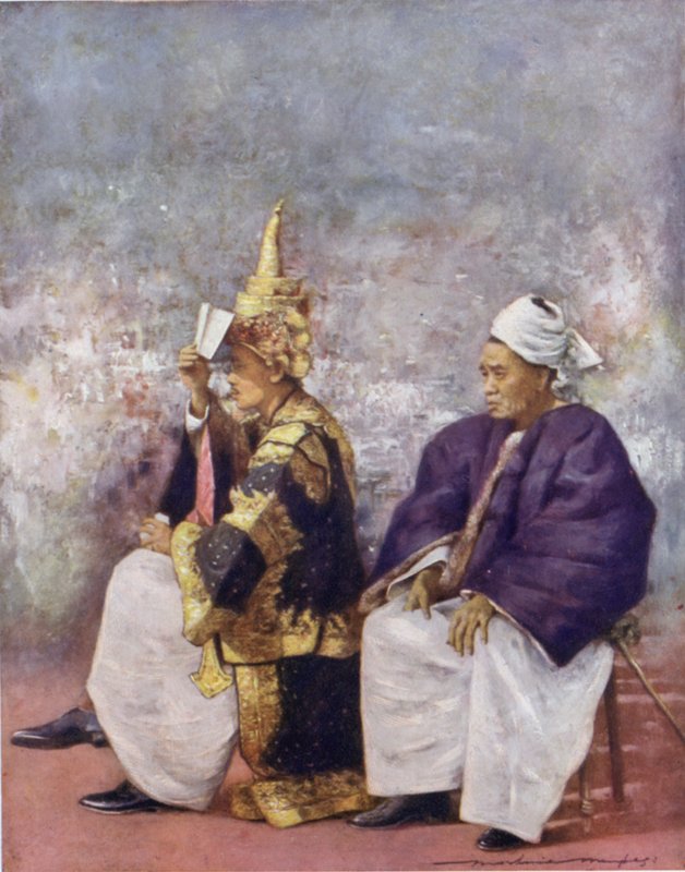 Shan Chiefs obserwujący Durbar autorstwa Mortimer Ludington Menpes