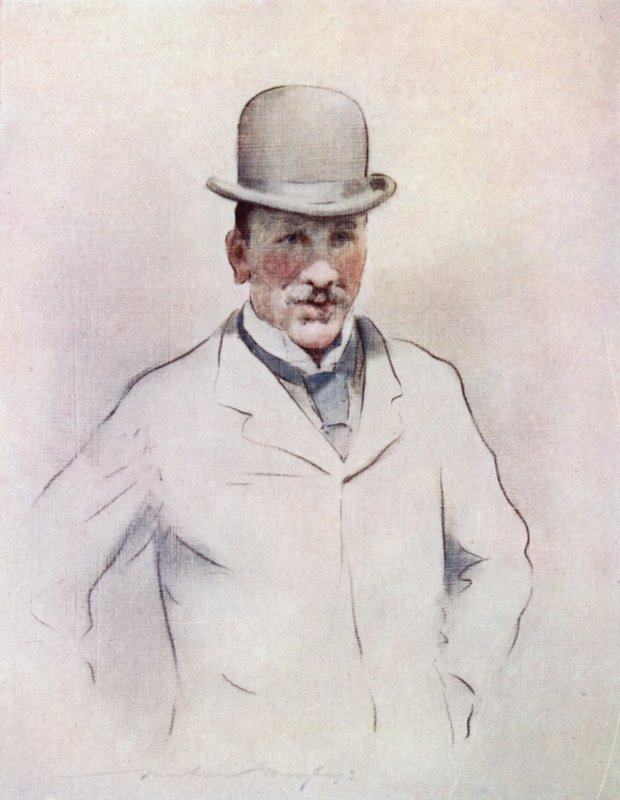 Sir Alfred Milner autorstwa Mortimer Ludington Menpes