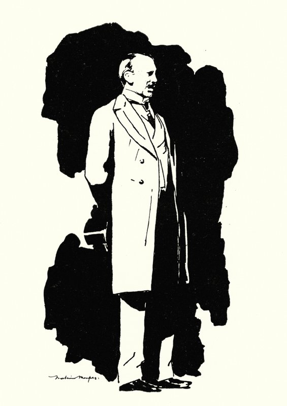 Sir Alfred Milner przemawia do publiczności w Mafeking Day autorstwa Mortimer Ludington Menpes