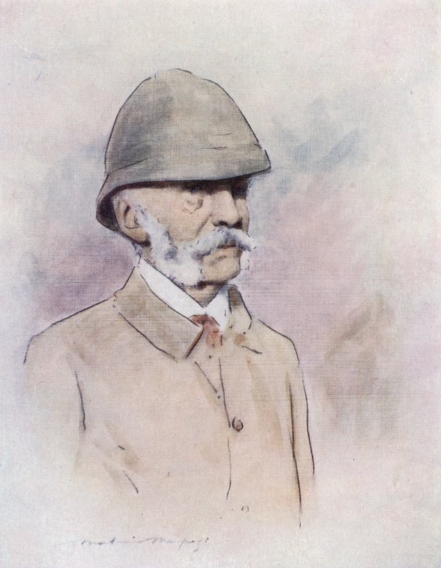 Późny admirał Maxse autorstwa Mortimer Ludington Menpes