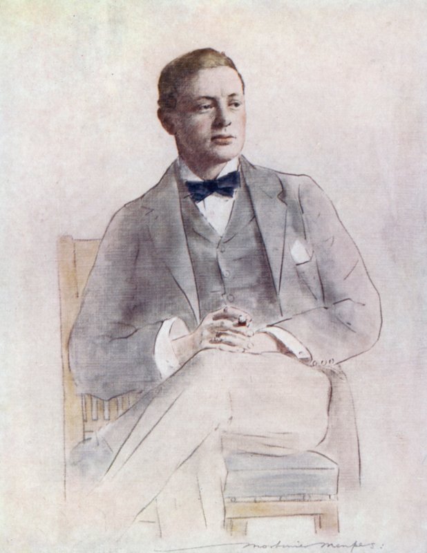 Winston Churchill autorstwa Mortimer Ludington Menpes