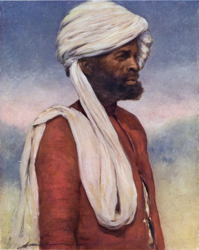 Retainer z Dharu (kolor lito) autorstwa Mortimer Ludington Menpes