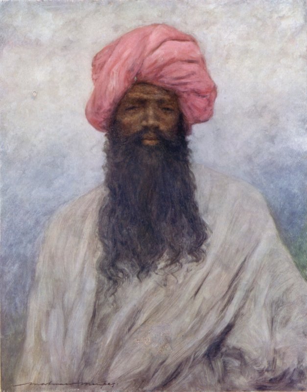 Typowy Baluch (kolor lito) autorstwa Mortimer Ludington Menpes