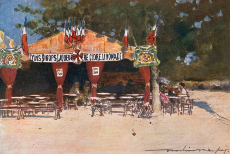 Fete--Hotel Des Invalides autorstwa Mortimer Ludington Menpes